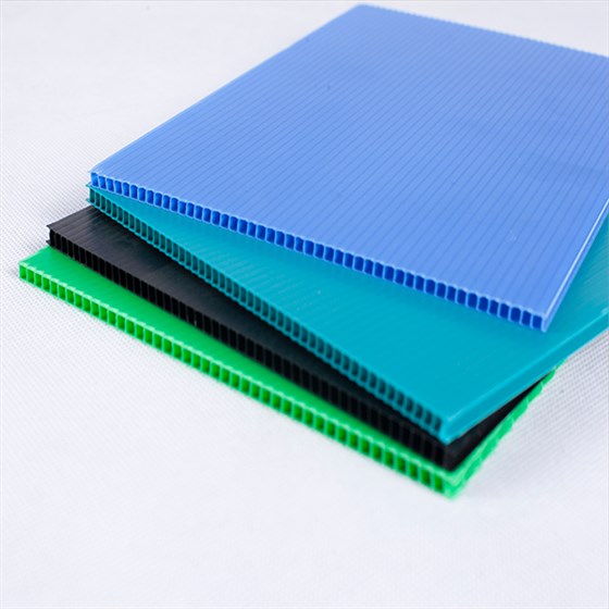 彩色中空板