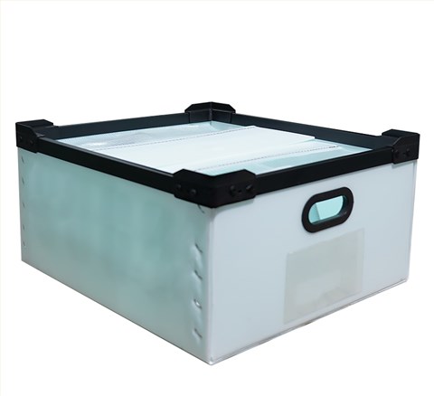 出口淺色中空板骨架箱