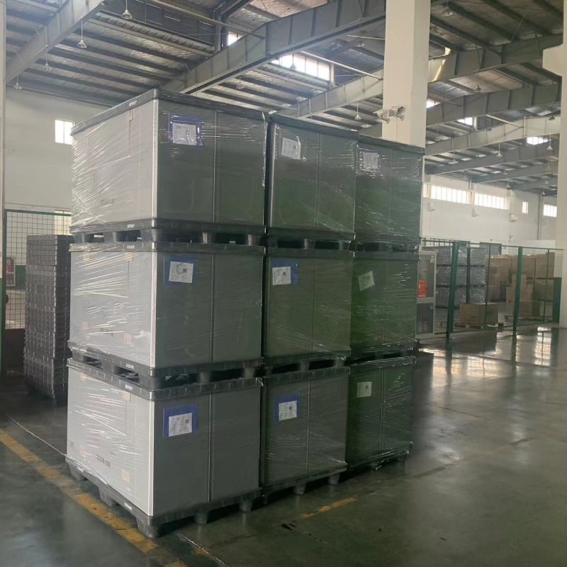 汽配發(fā)動機塑料圍板箱